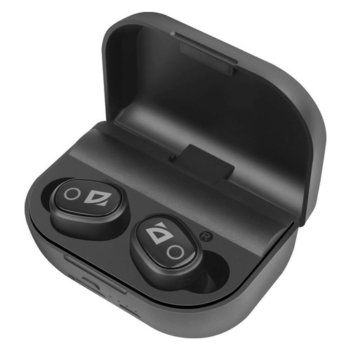 Гарнитура Defender Twins 639, Bluetooth, вкладыши, черный [63639]