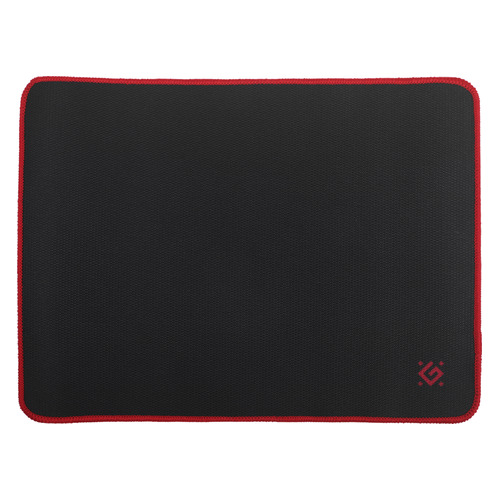 Коврик для мыши Defender 50560, Medium, черный/красный