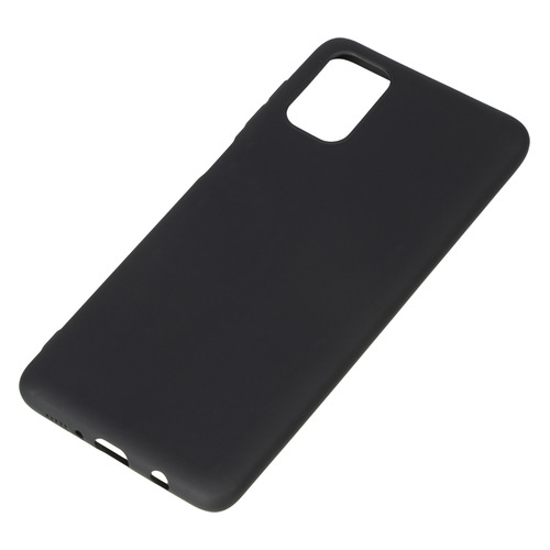 Чехол (клип-кейс) BORASCO Silicone case, для Samsung Galaxy M51, черный (матовый) [39336]