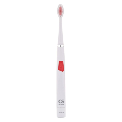 Электрическая зубная щетка CS MEDICA CS-167-W, цвет: белый
