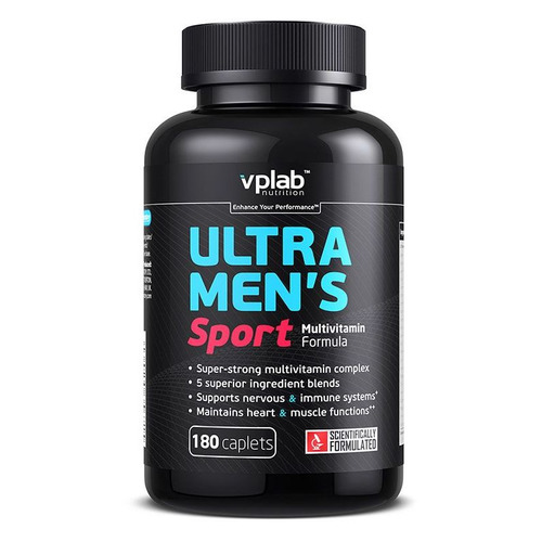 Витаминно-минеральный комплекс VPLAB Ultra Men's Sport Multivitamin Formula, капсулы, 180шт [vp56715]