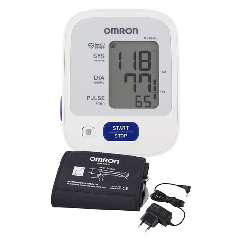 Тонометр автоматический OMRON M2 Basic, (с адаптером питания), 22-42см