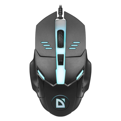Мышь Defender Ultra Matt MB-470, игровая, оптическая, проводная, USB, черный [52470]