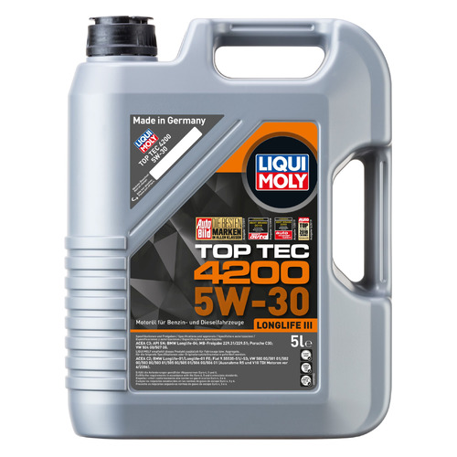 Моторное масло LIQUI MOLY Top Tec 4200 5W-30 5л. синтетическое [7661]