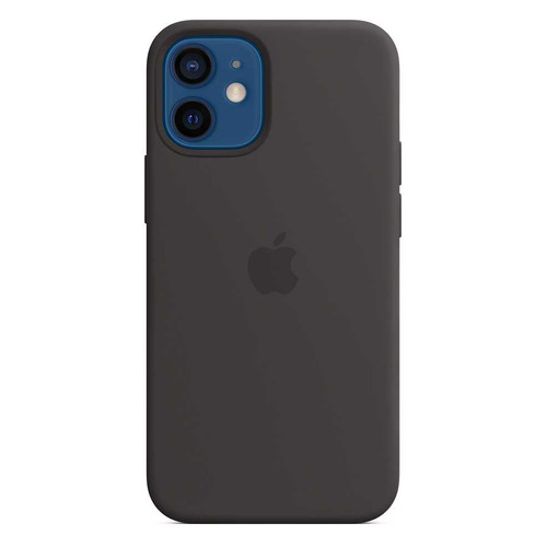Чехол (клип-кейс) Apple Silicone Case with MagSafe, для Apple iPhone 12 mini, черный [mhkx3ze/a]