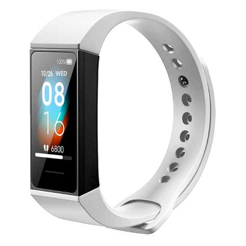 Ремешок DF xiClassicband-05 для Xiaomi Mi Band 4C/Redmi Band, белый [df xiclassicband-05 (white)]