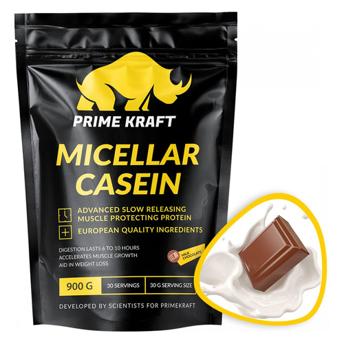 Протеин PRIME KRAFT Micellar Casein, порошок, 900гр, молочный шоколад [яб027883]
