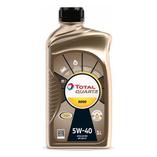 Моторное масло TOTAL Quartz 9000 5W-40 1л. синтетическое [10940301]