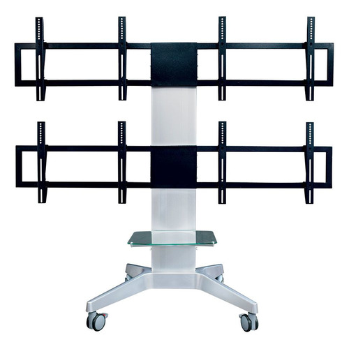Подставка для телевизора Arm Media PT-STAND-16, 26-55", напольный, фиксированный, серебристый [10243]