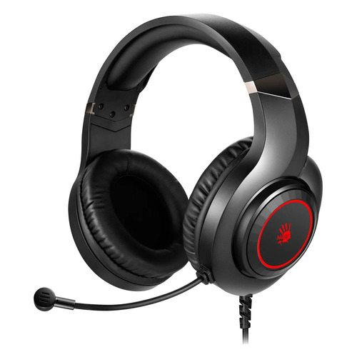Гарнитура игровая A4TECH Bloody G220S, для компьютера, мониторные, черный [g220s usb/ black]