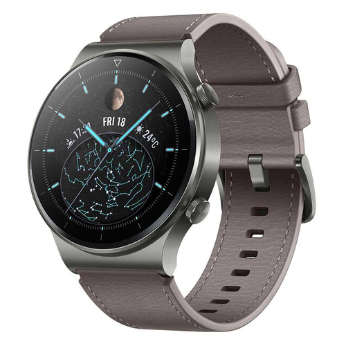 Смарт-часы Huawei Watch GT 2 Pro Vidar-B19V, 1.39", серый / серый [55026317]