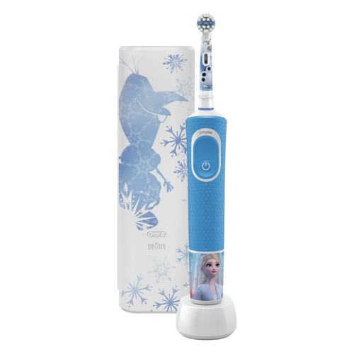 Электрическая зубная щетка Oral-B Frozen D100.413.2KX, цвет: голубой [80337082]