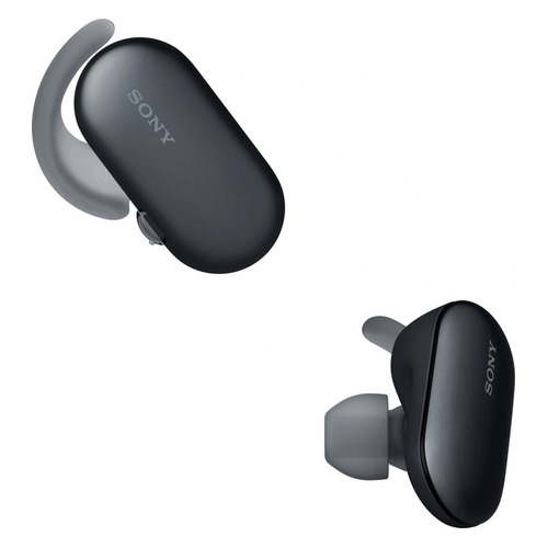 Гарнитура Sony WF-SP900, Bluetooth, вкладыши, черный [wfsp900b.e]
