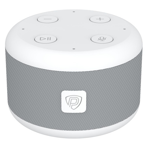Умная колонка Prestigio SmartVoice, 3Вт, с голосовым помощником Маруся, белый / серый [pss105m_lg]