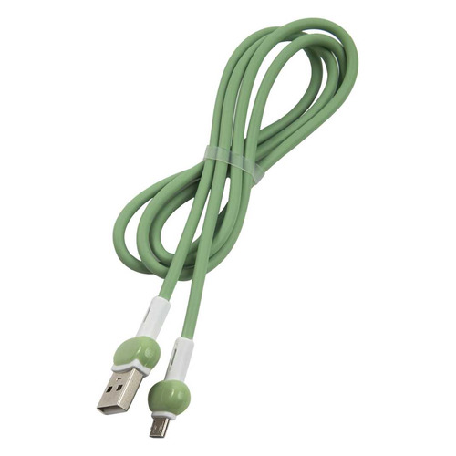 Кабель Redline Candy, micro USB (m) - USB (m), 1м, 2A, зеленый [ут000021985]
