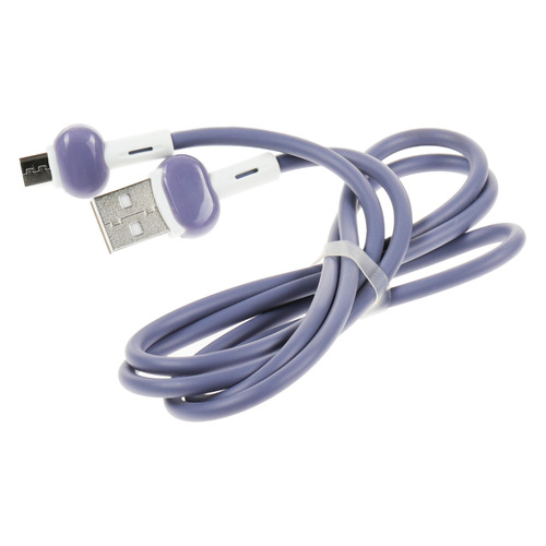 Кабель Redline Candy, micro USB (m) - USB (m), 1м, 2A, фиолетовый [ут000021987]