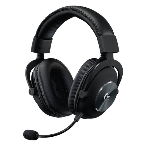 Гарнитура игровая Logitech G Pro X, для компьютера, накладные, черный [981-000818]