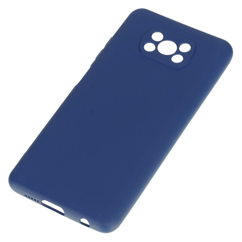 Чехол (клип-кейс) DF poOriginal-02, для Xiaomi Poco X3/X3 Pro, синий [df pooriginal-02 (blue)]