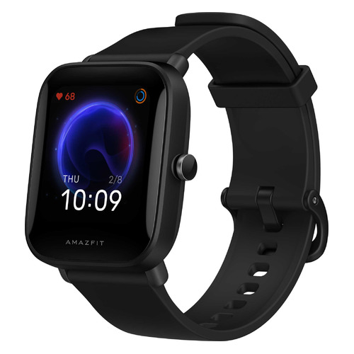 Смарт-часы AMAZFIT Bip U, 1.43", черный / черный