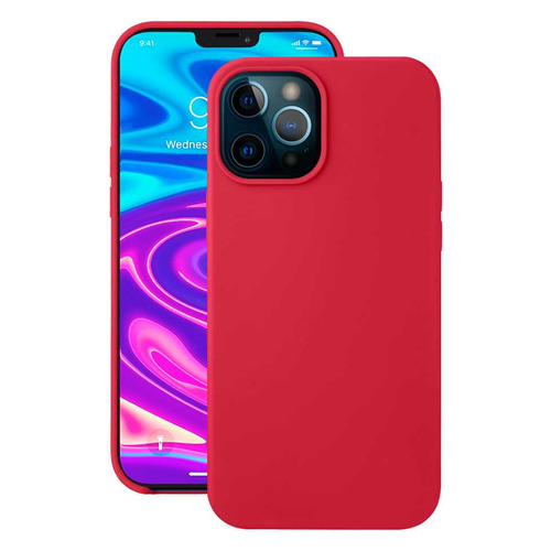 Чехол (клип-кейс) Deppa Liquid Silicone, для Apple iPhone 12 Pro Max, красный [87784]
