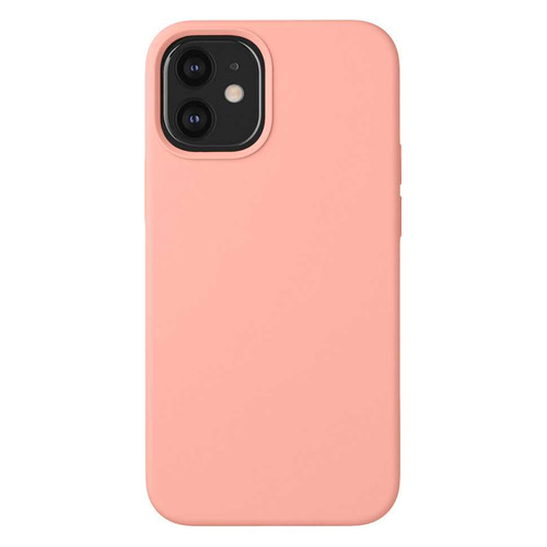 Чехол (клип-кейс) Deppa Liquid Silicone, для Apple iPhone 12 mini, розовый [87710]