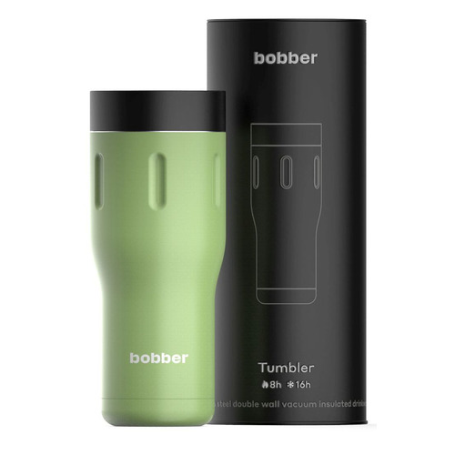 Термокружка BOBBER Tumbler-470, 0.47л, светло-зеленый/ черный [tumbler-470/gre]