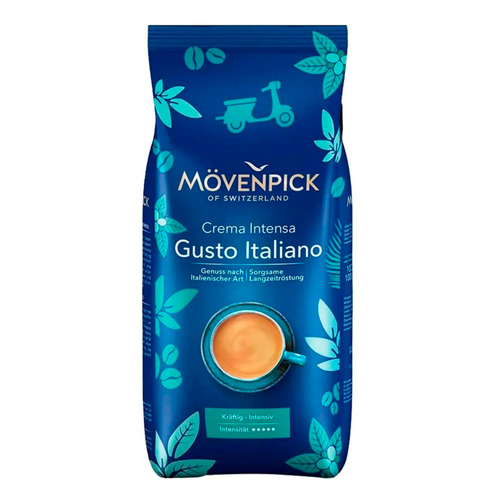 Кофе зерновой MOVENPICK Gusto Italiano, темная обжарка, 1000 гр [17914]