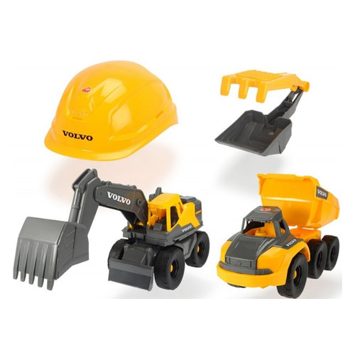 Игровой набор Dickie Construction Volvo Playset, набор машинок [3729013]