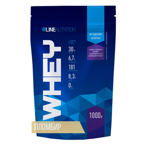 Протеин RLINE WHEY, порошок, 1кг, Пломбир