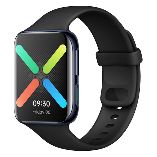 Смарт-часы OPPO Watch OW19W8, 46мм, 1.91", черный / черный
