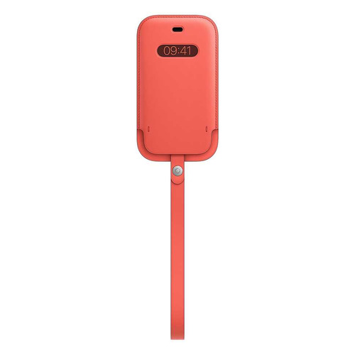 Чехол (футляр) Apple Leather Sleeve with MagSafe, для Apple iPhone 12 mini, розовый цитрус [mhmn3ze/a]