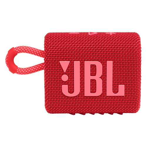 Портативная колонка JBL GO 3, 4.2Вт, красный [jblgo3red]
