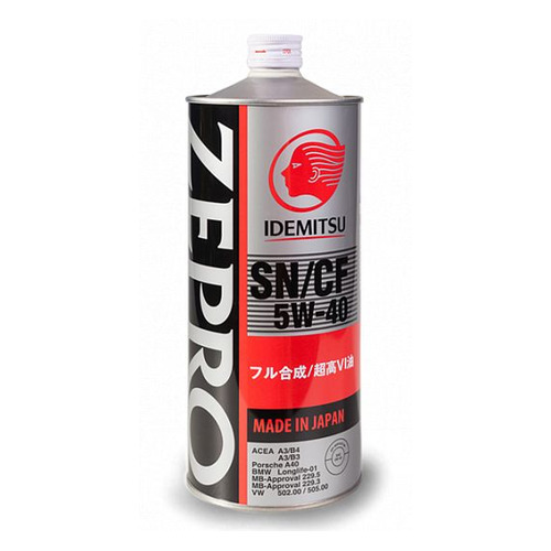 Моторное масло IDEMITSU Zepro Euro Spec 5W-40 1л. синтетическое [1849001]