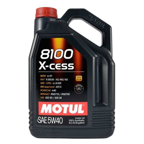 Моторное масло MOTUL 8100 X-cess 5W-40 5л. синтетическое [109776]