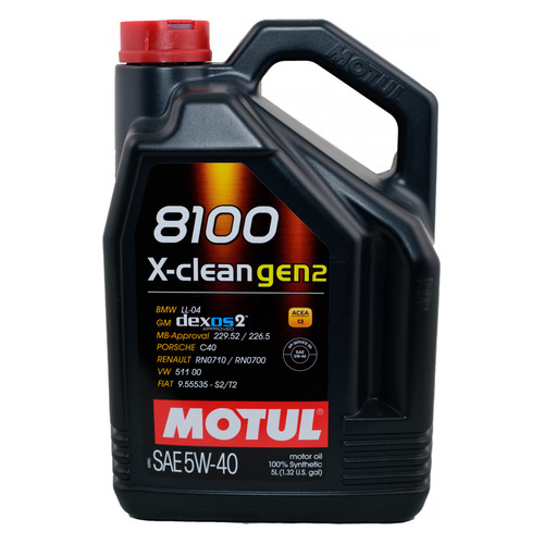 Моторное масло MOTUL 8100 X-clean 5W-40 5л. синтетическое [109762]