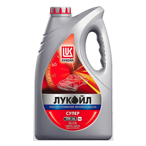 Моторное масло LUKOIL Супер 10W-40 4л. полусинтетическое [19192]