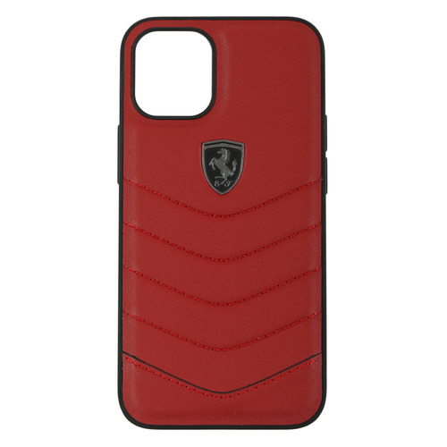 Чехол (клип-кейс) Ferrari, для Apple iPhone 12 mini, красный [fehquhcp12sre]