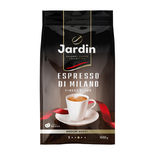 Кофе зерновой JARDIN Espresso di Milano, средняя обжарка, 1000 гр [1089-06-н]