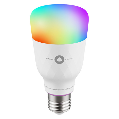 Умная лампа Yandex YNDX-00010 E27 9Вт 900lm Wi-Fi