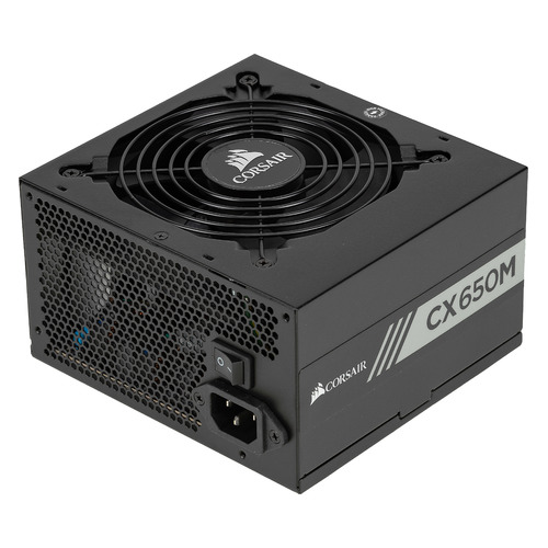 Блок питания Corsair CX650M, 650Вт, 120мм, черный, retail [cp-9020103-eu/rps0029]