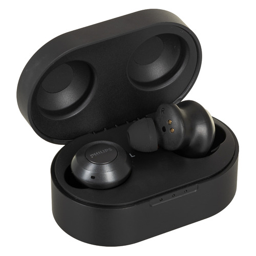 Гарнитура Philips TAT8505BK/00, Bluetooth, вкладыши, черный