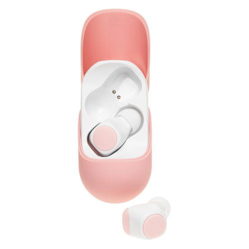 Гарнитура GEOZON Wave, Bluetooth, вкладыши, розовый/белый [g-s08pnk]
