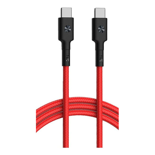 Кабель Xiaomi ZMI AL303, USB Type-C (m) - USB Type-C (m), 1м, красный