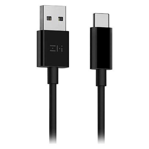 Кабель Xiaomi ZMI AL705, USB Type-C (m) - USB (m), 1м, 5A, черный