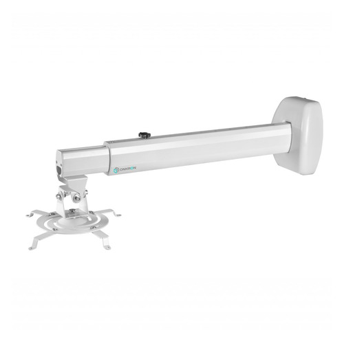 Кронштейн для проектора ONKRON K3D, до 10кг, настенный, поворотно-выдвижной и наклонный, белый