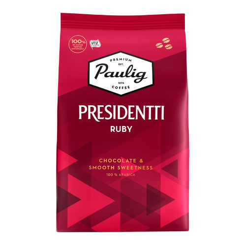 Кофе зерновой PAULIG Presidentti Ruby, средняя обжарка, 1000 гр [17634]