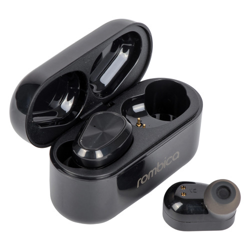Гарнитура ROMBICA Mysound TWS Sport, Bluetooth, вкладыши, черный [bh-t003]