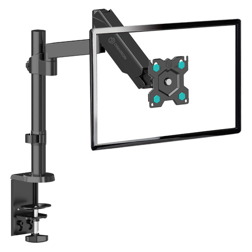 Кронштейн для мониторов ONKRON G70, до 34", до 8кг, настольный, поворот и наклон верт.перемещ., черный