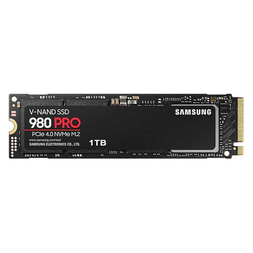 SSD накопитель Samsung 980 PRO MZ-V8P1T0BW 1ТБ, M.2 2280, PCI-E 4.0 x4, NVMe
