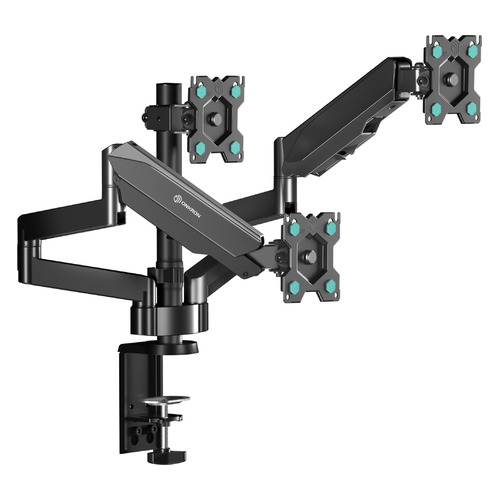 Кронштейн для мониторов ONKRON G280, до 32", до 24кг, настольный, поворот и наклон верт.перемещ., черный